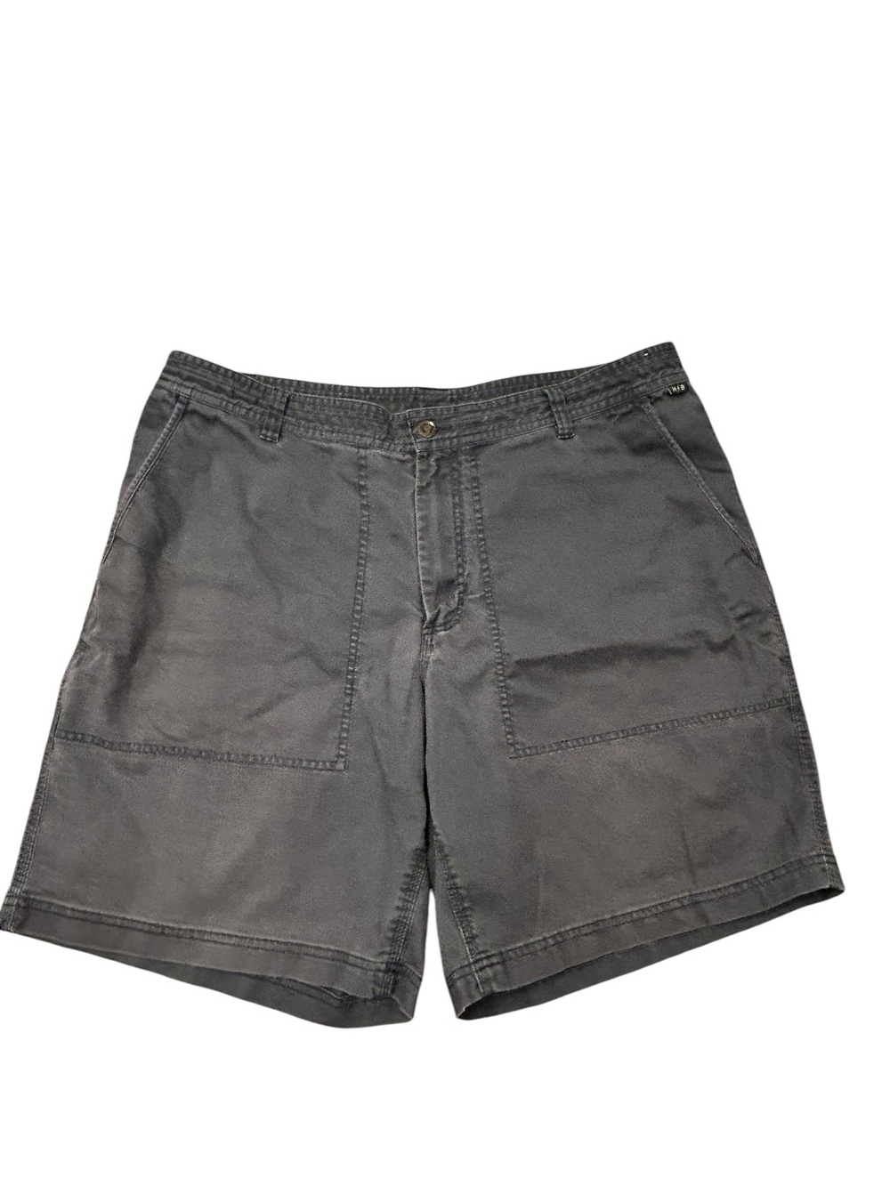 Howler Bros. Clarksville Walk Shorts Men 40/9 Cargo Casual Gray Stretch Cotton